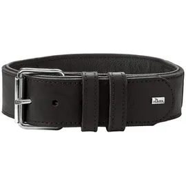 Hunter Tierbedarf Hunde-Halsband Trainingshalsband mit Griff Larvik schwarz schwarz Größe: 70 cm / Breite 4,8 cm Verstellmöglichkeit: 53 - 62 cm