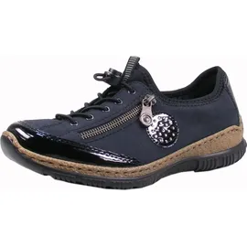 Rieker Slip-On Sneaker Blau/Schwarz 41