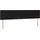 vidaXL Boxspringbett mit Matratze Schwarz 180x200 cm Stoff