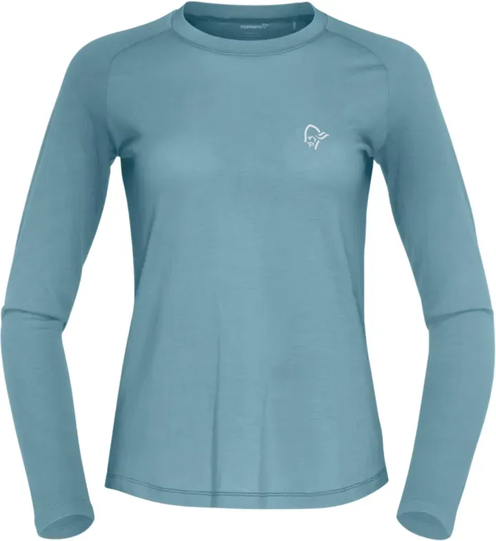 Damen-Funktionsshirt Norrona femund pureUll Long Sleeve Größe: M /  blau