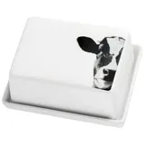räder Poesie et Table Breakfast Butterdose Kuh 13,5 x 10,5 cm