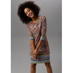 Jerseykleid, mit farbenfrohem Muster, Gr. 36 - N-Gr, bunt-gemustert, Kleider, 69143938-36 N-Gr