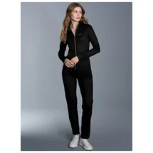 TRIGEMA Jogginganzug » Freizeitanzug mit Kristallsteinen«, (2 tlg.), Gr. L, schwarz, , 56365963-L