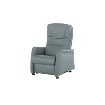 Hukla Relaxsessel Tobias Leder 75 x 102 x 88 cm Blau elektrisch