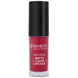 benecos Natural Matte Liquid Lipstick bloody berry
