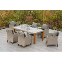 Merxx Avellino Set 7-tlg. Gartentisch 200 x 100 cm