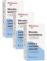 Redcare Eye Lentille de contact mensuelle Lentilles De Contact 3x1 pc(s)