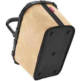 Reisenthel carrybag XS frame raffia black