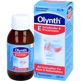 Olynth 0,1% Schulkinder und Erwachsene Nasentropfen 100 ml