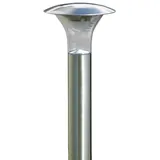 LINDBY Solarleuchte Edelstahl 66 cm 1er Set grau