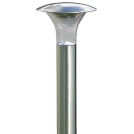 LINDBY Solarleuchte Edelstahl 66 cm 1er Set grau