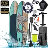 Aufblasbares SUP Board Set mit Sitz SHARK 320 nature