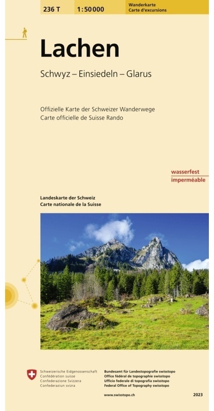 Landeskarte Der Schweiz / 236W / Landeskarte Der Schweiz Lachen, Wanderkarte, Karte (im Sinne von Landkarte)