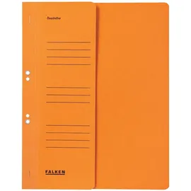 Falken Ösenhefter 80000516 DIN A4 1/2 Vorderdeckel orange