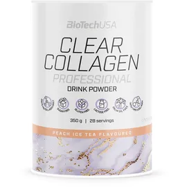 BIOTECH Clear Collagen Professional Pfirsich Eistee Pulver 350 g