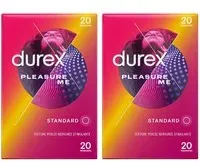 Durex Préservatifs Pleasure Me - 20 Perlés et Nervurés Préservatif(S) pc(s)