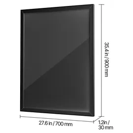 Vevor Bilderrahmen Holz schwarz 70x90 cm 3er Set
