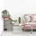 Relaxdays Holzkiste 4er Set grau