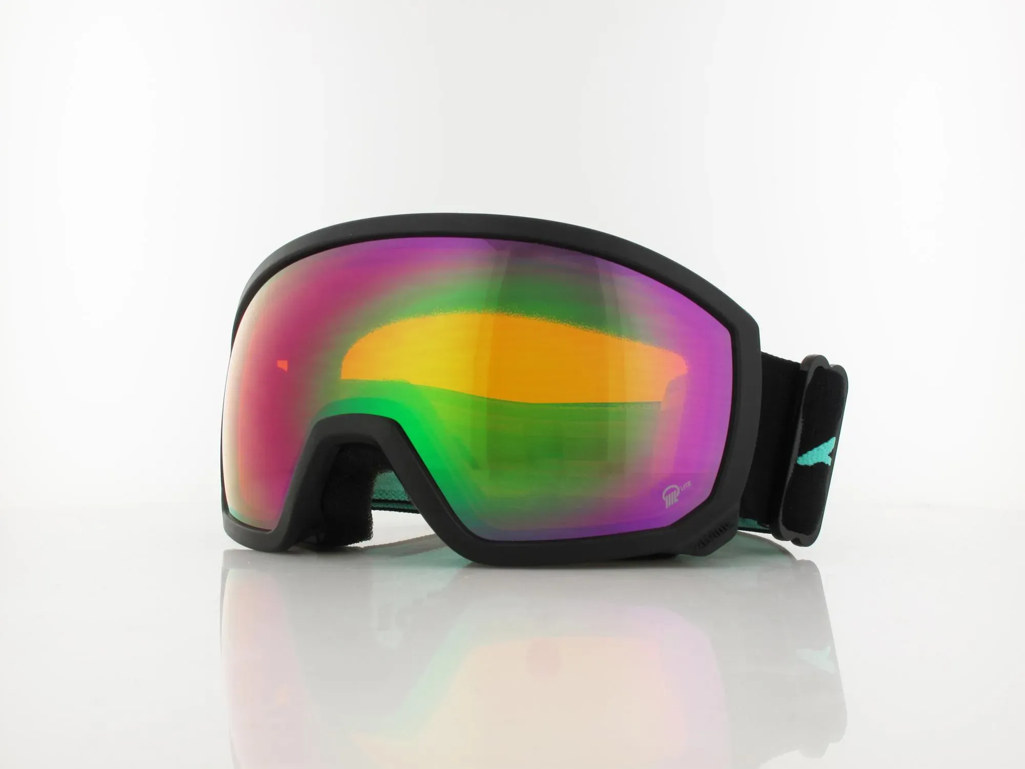 ALPINA SCARABEO JR. Q-LITE A7257 872 black aqua matt / Q-LITE green