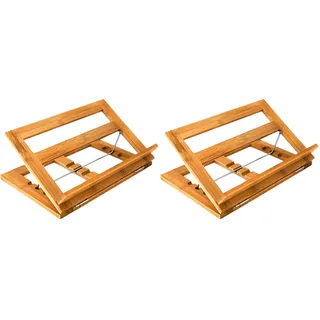 Relaxdays Buchstütze Holz 33,0 x 22,5 x 22,0 cm Braun 1 St.