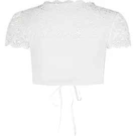NINA VON C. Dirndlbluse mit Herzausschnitt weiß 38