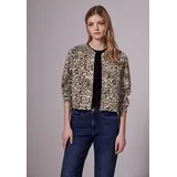 street one studio Damen, Blouson mit Leo-Muster - 44
