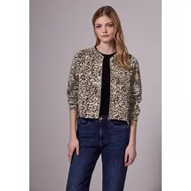 street one studio Damen, Blouson mit Leo-Muster - 44