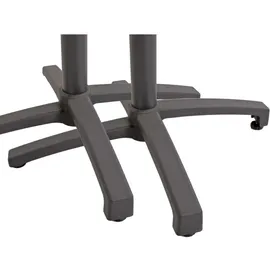 Garden Pleasure Gartenmöbel-Set Treviso 5-teilig Anthrazit