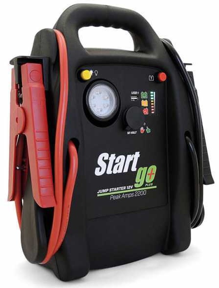 Intec Start Go Plus - Starter - tragbar mit Batterie - Anlassstrom 2200A