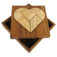Logoplay Holzspiele Tangram 'Herz' - Legespiel - Knobelspiel mit