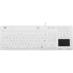 iM-IKB110-WH Tastatur Renkforce Wei? Spritzwassergesch?tzt, Staubgesch?tzt, Touch-Oberfl? RF-4222503