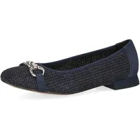 CAPRICE Da.-Ballerina für Damen, blau 37 EU