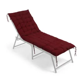 Relaxdays Bankauflage 190 x 70 x 8 cm rot 1 St.