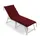 Relaxdays Bankauflage 190 x 70 x 8 cm rot 1 St.