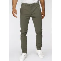 Levi's Chinohose "LE XX CHINO SLIM TAPER", Herren, Gr. 31, Länge 30, grün (shady olive), Web, Obermaterial: 98% Baumwolle, 2% Elasthan, gerade knöchellang, Hosen Chinohose, mit Markenlogo