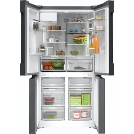 Bosch KFI96AXEA Serie 6 French Door (574 l, 1830 mm hoch, Schwarz)