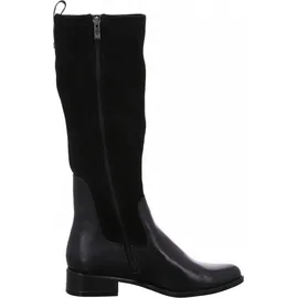 CAPRICE Stiefel mit Absatz Runde Spitze Blockabsatz, Schwarz 40 EU