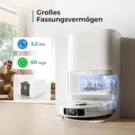 bisenkud 16 Stück Staubbeutel für Dreame L10s Ultra Gen 3 / Gen 2 / X50 Ultra Complete / L40s / L40 Ultra / Matrix10 Ultra / Aqua10 Ultra / X30 / X40 / Mo...