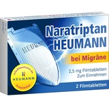 Heumann NARATRIPTAN Heumann bei Migräne 2,5 mg Filmtabl. 2 St
