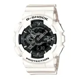 G-Shock GA-110GW-7A Neu Glanz Weiß Schwarz Big Face Analog Digital Uhr Y860984