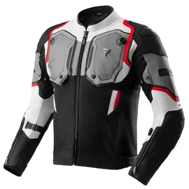 Rebelhorn Borg 2 Motorradjacke Schwarz/Grau/Rot L