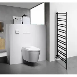 Sapho Badheizkörper 1430 x 550 mm 525 W schwarz matt