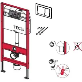 TECE base WC-Set mit Betätigungsplatte weiß, 9400400
