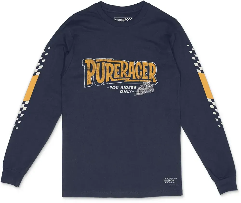 Pure Racer Road To Success Langarm-t-shirt - Blue - 3XL