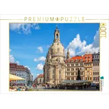 Calvendo Puzzle Die Frauenkirche in Dresden 1000 Teile Lege-Größe 64x48cm Foto-Puzzle für glückliche Stunden