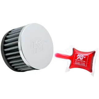 K+N K&N RC-0850 KFZ und Motorrad Universal Chrom Filter