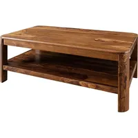 Massivmoebel24 Couchtisch Sheesham 120x70x45 walnuss gewachst TORONTO #205