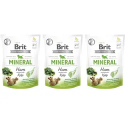 BRIT CARE DOG FUNCTIONAL SNACK MINERAL HAM PUPPY 3x150g