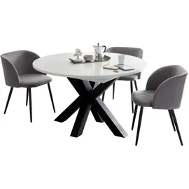 58 aufm Kessel Edda 130 x 78 x 130 cm weiß
