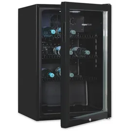 Exquisit GKS120-GT-160C Getränkekühlschrank (118 l, 840 mm hoch, Schwarz)
